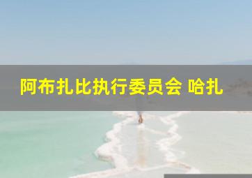 阿布扎比执行委员会 哈扎